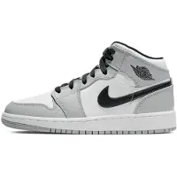 Jordan 1 Mid Light Smoke Grey (GS) - EU 38.5