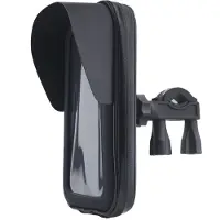 BundiGlassware Fahrrad Handyhalterung Tasche Wasserdicht, 360° Drehbarem Motorrad Handyhalterung Fahrrad Lenkertasche Handytasche Lenker Fahrradtasche MTB Rennrad Ebike HandyHalter für Handys GPS unter 6.7"