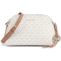 Michael Kors für Damen. 32T6GX4C1B Kleine beige Freddie Umhängetasche mit Kette (OSFA), Lässig, PVC