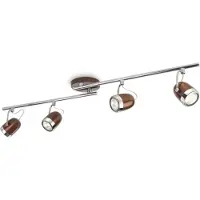 Philips myLiving Spot 564844316, Strahler Oberflächenbeleuchtung, GU10, 4 Glühbirne(n), 220-240 V, Braun