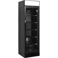 Tefcold Flaschenkühlschrank in Schwarz CEV425CP BLACK 358l Schwarz