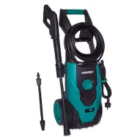 Vonroc Hochdruckreiniger V18-1 1800W – 140 bar – 420 l/h – inkl. 8m Schlauch, Reinigungsmitteltank und mehr