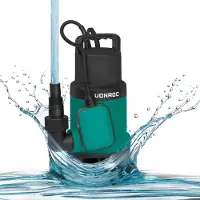 Vonroc Tauchpumpe Schmutzwasserpumpe - Wasserpumpe für Schmutzwasser Keller