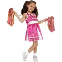 Generique Kostüm - Cheerleader - Pink - - 4-6 Jahre (104-116) - Kostüme
