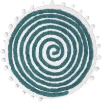 Homescapes BADEMATTE Spiral 60 cm, Baumwolle