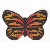 Homescapes FUSSMATTE Schmetterling, Kokos 40/60 cm
