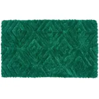 Homescapes BADEMATTE 50/80 cm Rautenmuster, Hochflor
