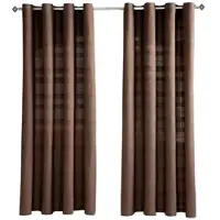 Homescapes ÖSENVORHANG Rajput blickdicht 2er-Set, 167/182 cm
