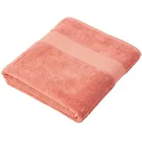 Homescapes BADETUCH Essential terracotta 100/150 cm