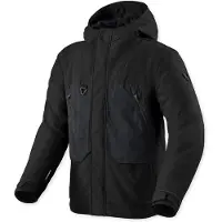 REV'IT! Revit Entropy H2O wasserdichte Motorrad Textiljacke, schwarz, M