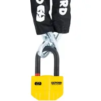 Oxford Kettenschloss Boss Alarm 14mmx12mm mit 2.0m Kette