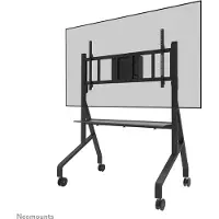 NeoMounts FL50-575BL1 TV-Trolley 65-115" - schnelle Installation - Schwarz, Multimedia-Wagen/Trolley, Stahl, 125 kg, 165,1 cm (65"), 2,92 m (115")