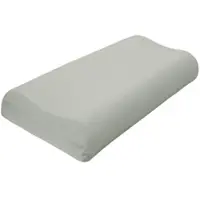 TRAUMSCHLAF Universal Bezug für Nackenstützkissen S-M, Höhe 7-10 cm | silber - grau