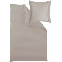 Curt Bauer Mako-Brokat-Damast Bettwäsche Tender 240x220 cm + 2x 80x80 cm | taupe - braun;beige