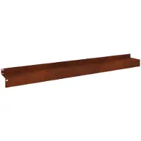 vidaXL Raseneinfassung 20 stk. 100 x 10 x 8 cm Stahl Rostig