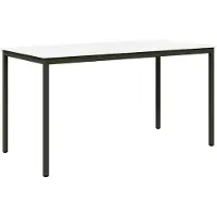 vidaXL Bartisch Weiß 200 x 100 x 105 cm Massives Kiefernholz