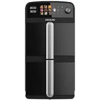 Cecotec Heißluftfritteuse Cecofry Duolevel 10000 2400W 10L 2 Stapelbare 5L Körbe Touchpanel Sync 10 Programme