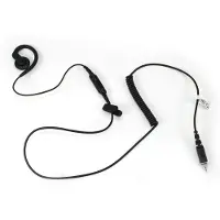 Motorola PMLN8078A Headset mit PTT-Mikrofon 2,5 mm Twist-and-Lock-Klinke für CLPe CLP446e Funkgeräte