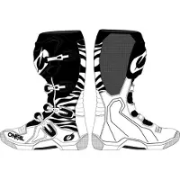 O'Neal 3SRS Zebra Motocross Stiefel