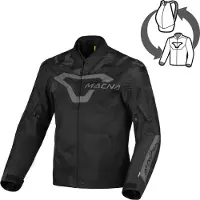 Sonstiges Macna Admyre wasserdichte Motorrad Textiljacke, schwarz, 3XL