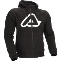Acerbis Hoodie Fly - Schwarz/Weiß - S