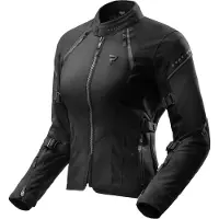 Rebelhorn Swift wasserdichte Damen Motorrad Textiljacke, schwarz, 5XL