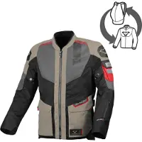 Macna Travelair Motorrad Textiljacke, taupe, L