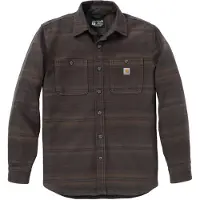 Carhartt Hemd Herren Everett Loose Longsleeve Plaid Shirt Dark Clove-M
