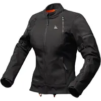 Modeka Muva Damen-Motorrad-Textiljacke, schwarz, 40