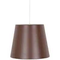 Zafferano Poldina 230V LED-Pendelleuchte, modernes Design in Corten-Optik, dimmbar mit LEDTRIAC-Technologie, Durchmesser 28 cm, Schutzart IP40/IP54
