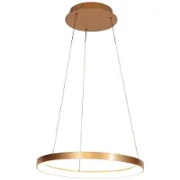 Steinhauer Pendellampe Ringlede Gold