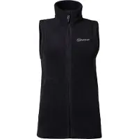 Berghaus Fleeceweste "PRISM PT IA FL VEST AF", Damen, Gr. S, schwarz (jet schwarz), Obermaterial: 100% Polyester, Westen Fleeceweste, mit InterActive-Reißverschluss, aus Polartec Classic-Fleece