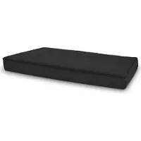 Sleezzze 100 x 65 x 10 cm ergonomisches Hundekissen Größe L, Farbe schwarz