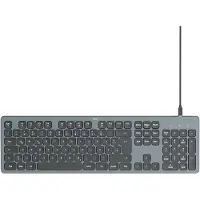Hama USB-Tastatur CK-400, kabelgebunden, Schwarz, QWERTZ