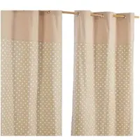 Homescapes ÖSENVORHANG Sterne blickdicht 2er-Set, 137/182 cm