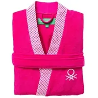 Benetton - Bademantel L/XL 100% Baumwolle 380GSM in Rosa - Onda Marina