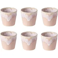 Costa Nova Grespresso Espressobecher Rosa, 6er-Set, 90 ml
