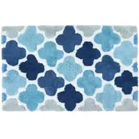 Homescapes BADEMATTE 50/80 cm gemustert, Baumwolle