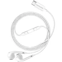 Avizar Mayaxess, USB-C Kabelkopfhörer mit Mikrofon für Honor Magic V5, Weiß