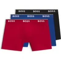BOSS Dreierpack eng anliegende Boxershorts aus Stretch-Baumwolle Grösse 5XL