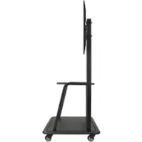 TooQ FS20100M-B, 150 kg, 94 cm (37"), 2,54 m (100"), 800 x 600 mm, Höhenverstellung, Schwarz