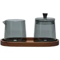 Salt & pepper Milchkanne und Zuckerdose Luma Grey 220 ml