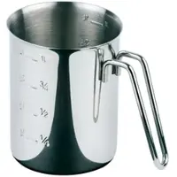 Metro Professional Messbecher Ø 10 cm, H: 14 cm, 1 Liter, Edelstahl