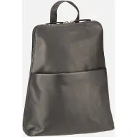 Greenburry Leder Freizeitrucksack Rucksack Fiorentina City Backpack Black schwarz