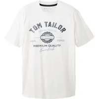 Tom Tailor T-Shirt "T-Shirt Logo Tee 1er Pack", Herren, Gr. 3XL, weiß, Obermaterial: 100% Baumwolle CO., Shirts T-Shirt