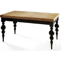 Alpi Möbel Rechteckiger Esstisch Ausziehbar Lena, Moderner Wohnzimmertisch 160-210x90x78,5 cm, Lancelot mit Tischbeinen in Farbe Schwarz