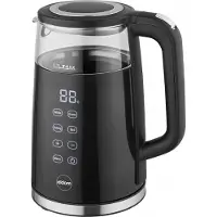 Eldom C530 NEVO, 1,7 l, 2200 W, Schwarz, Transparent, Glas, Kunststoff, Wasserstandsanzeige, Überhitzungsschutz
