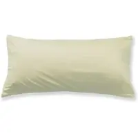 Doris Meyer Uni Interlock Jersey Bettwäsche Kissenbezug einzeln 40x80 cm | reseda - grün