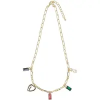 Otazu Vriendin Necklace Purple, Green, Pink Größe: OS | Halsketten Outlet | Damen | Rosa