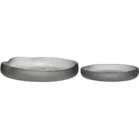 Hubsch Bowls Grey (2er Set) | 280601